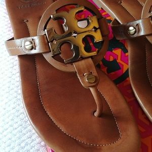 Tory Burch Shoes - Tory Burch Miller 2 Tan/Bronze flat sandal Tory Burch Shoes - Tory Burch Miller 2 Tan/Bronze flat sandal
